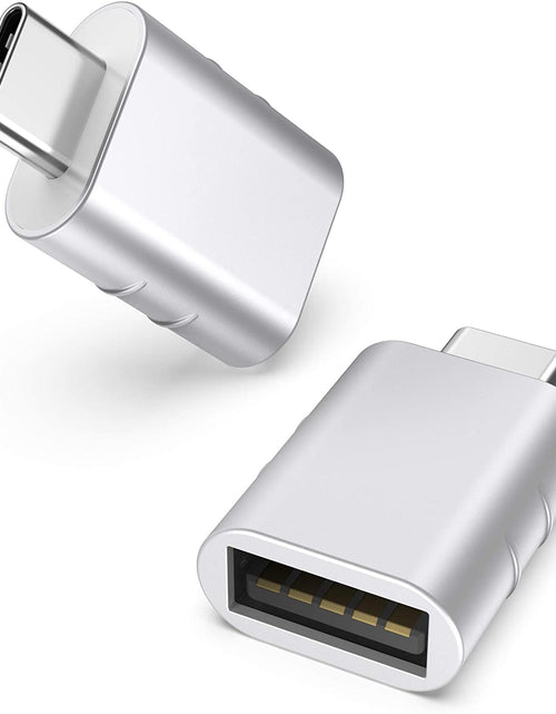 Load image into Gallery viewer, USB C to USB Adapter(2 Pack), USB-C Male to USB 3.0 Female Adapter Compatible with Iphone 15 Pro Max Macbook Pro Air 2023 Ipad Mini Pro Surface Pro and Other Type C or Thunderbolt 4/3 Devices
