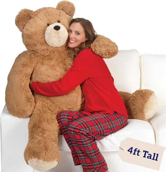 Giant Teddy Bear - Big Teddy Bear, 4 Foot, 48", 4 FT