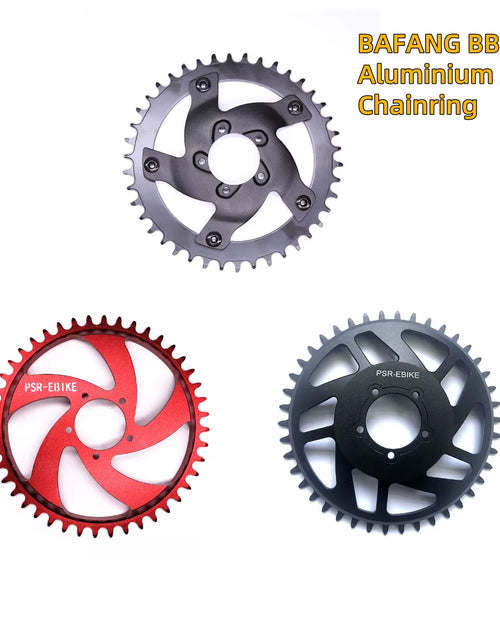 Load image into Gallery viewer, 2023 Hot Sale New Design 42T/44T Aluminium Alloy Chainring for Banfang Bbshd Mid Drive Motor Kit
