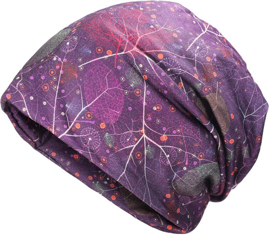 Women Fashion Slouchy Beanie Hat for Summer Stretch Infinity Scarf Headwear Skull Cap